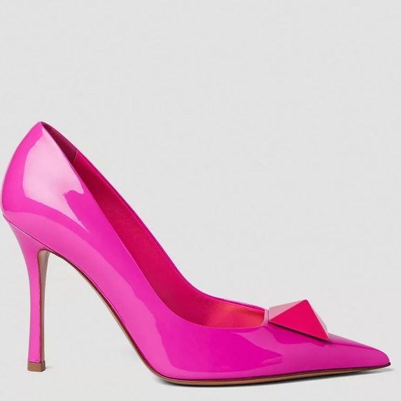 Valentino Garavani One Stud Patent Leather Pumps EUR 37.5 US Size 7.5